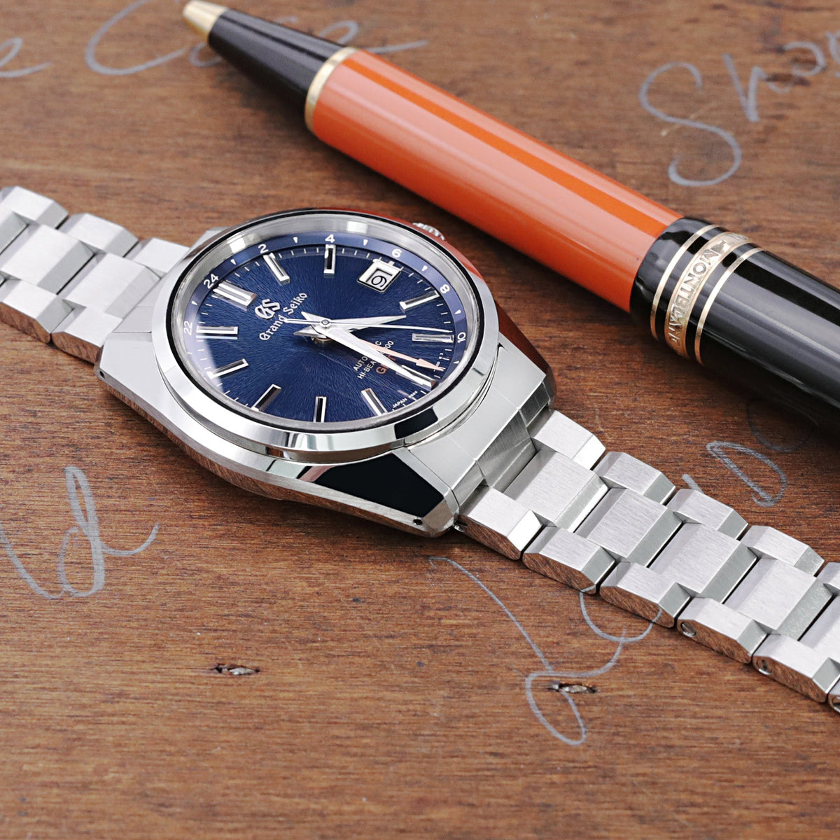 Grand Seiko Boutique Limited Edition SBGJ235 Hi-Beat 36000 GMT Strapcode Watch Bands