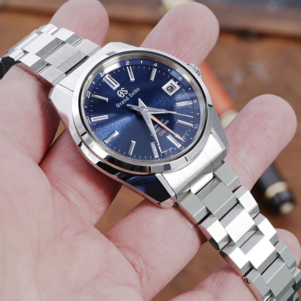 Grand Seiko Boutique Limited Edition SBGJ235 Hi-Beat 36000 GMT Strapcode Watch Bands