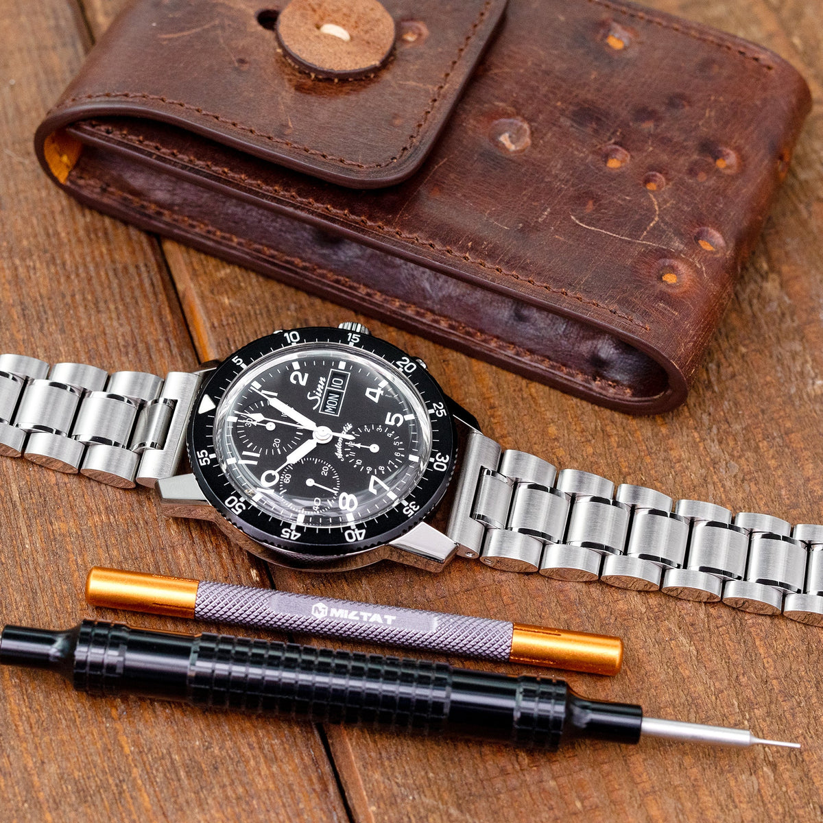 Sinn 103 ST Pilot Chronograph Automatic Watch Strapcode Watch Bands