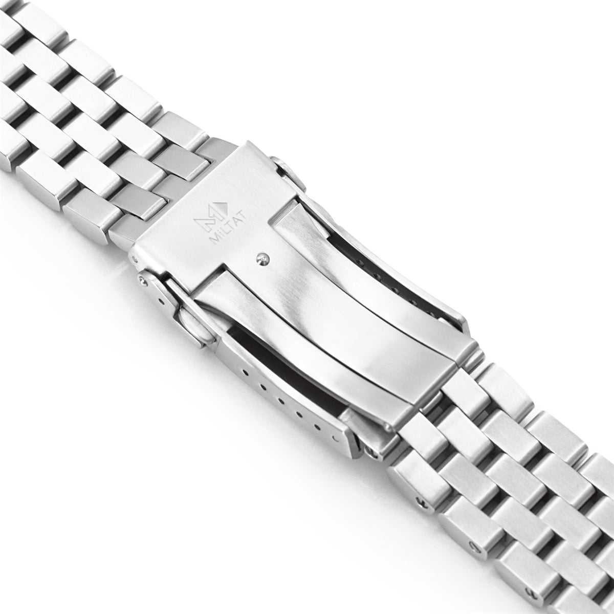 22mm Super Engineer II Watch Band compatible with Seiko New Turtles SRP777 &amp; PADI SRPA21, 316L Stainless Steel V-Clasp Button Double Lock