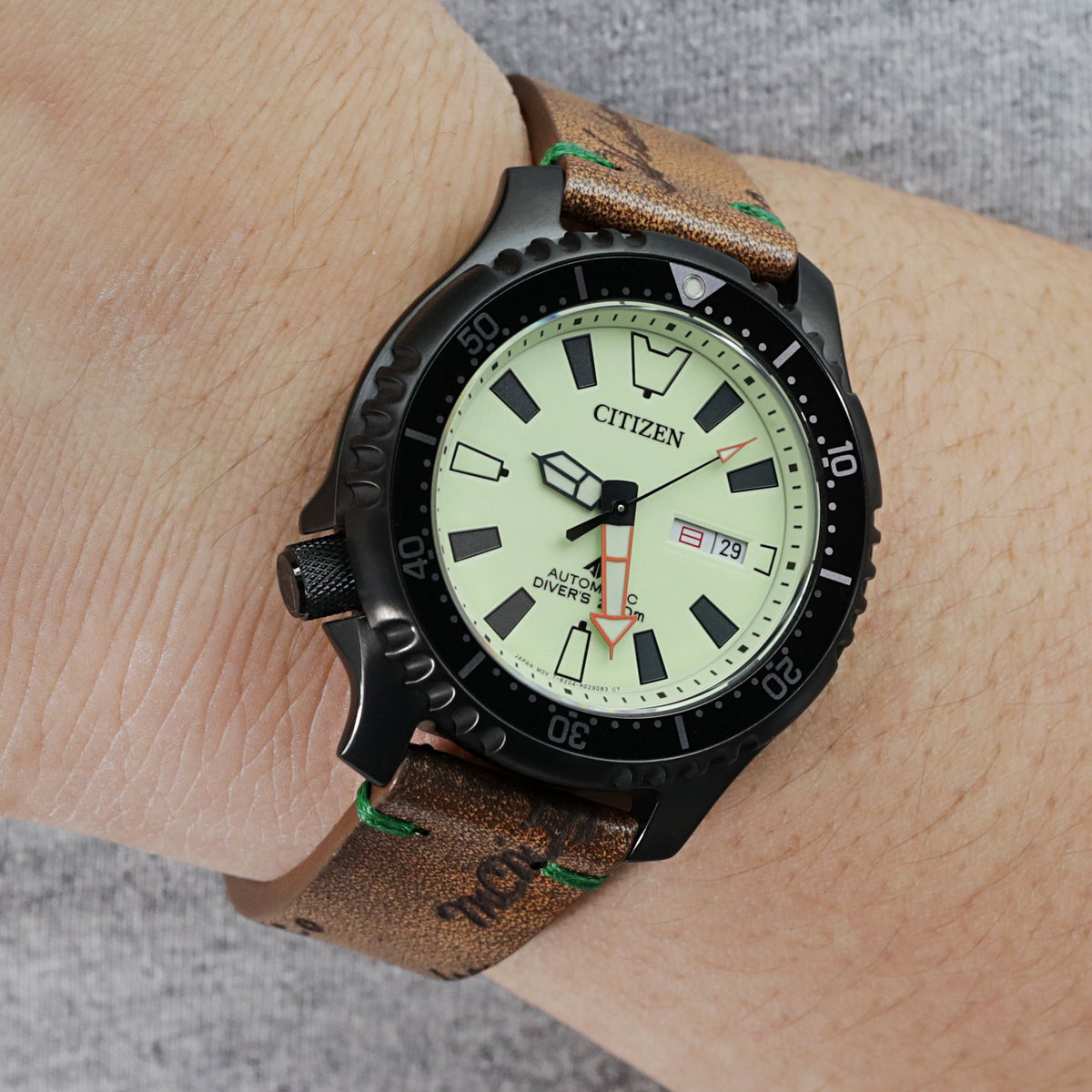Citizen Promaster Diver Fugu NY0138-14X Limited Edition Strapcode Watch Bands