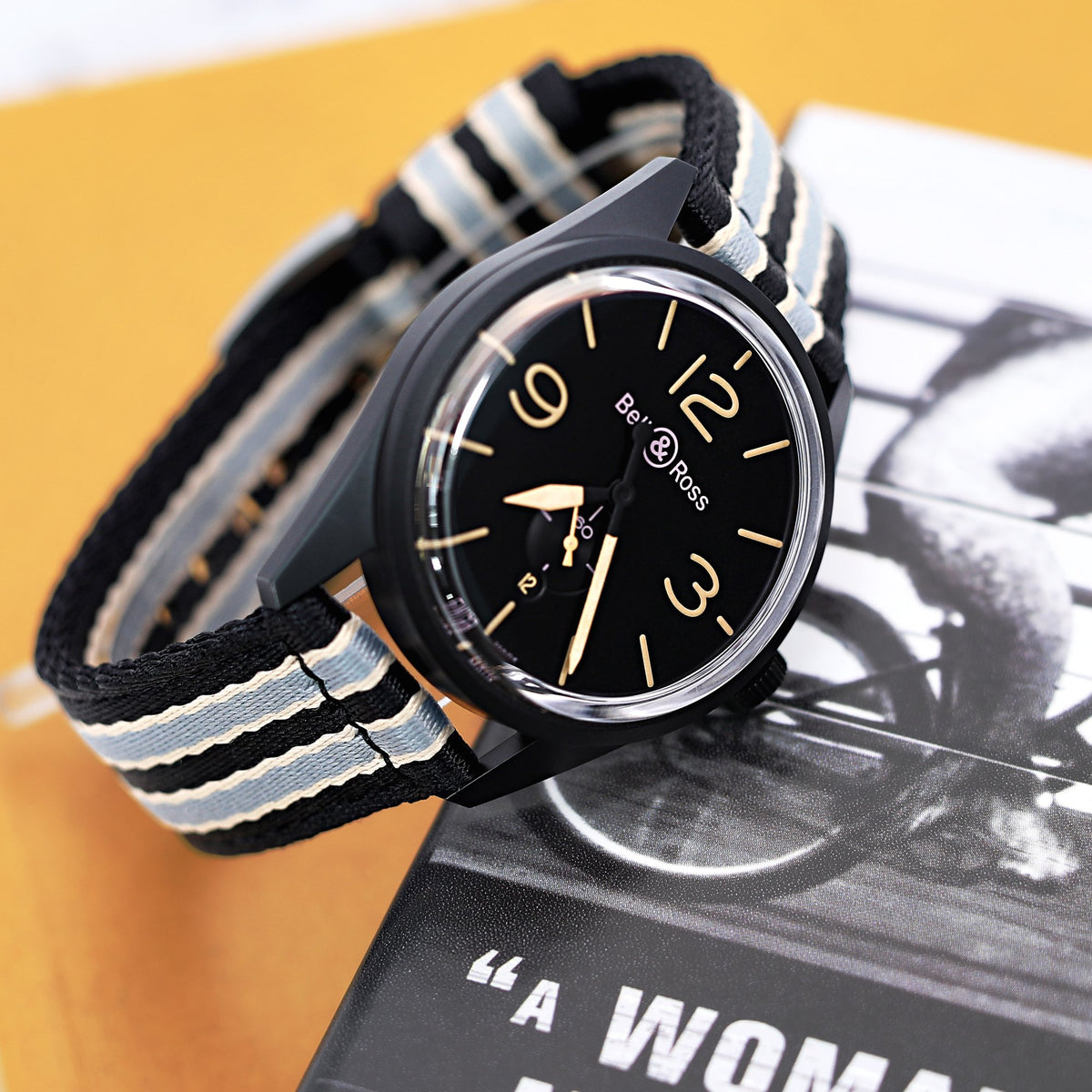 Bell &amp; Ross Heritage BR123-95-SC Strapcode Watch Bands