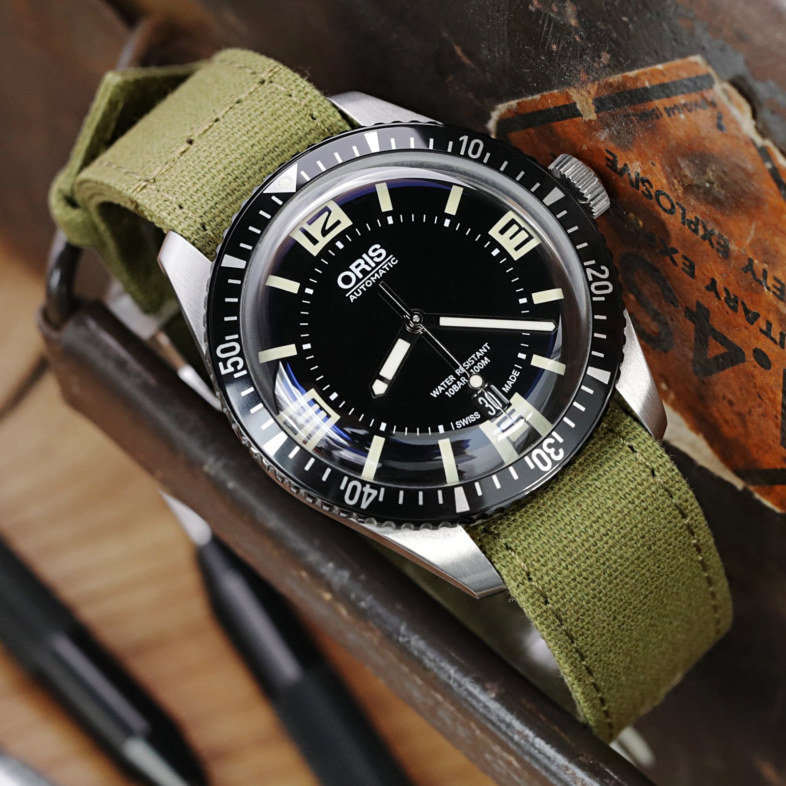 20mm The M-1943C Canvas Strap by HAVESTON Straps Strapcode Watch Band