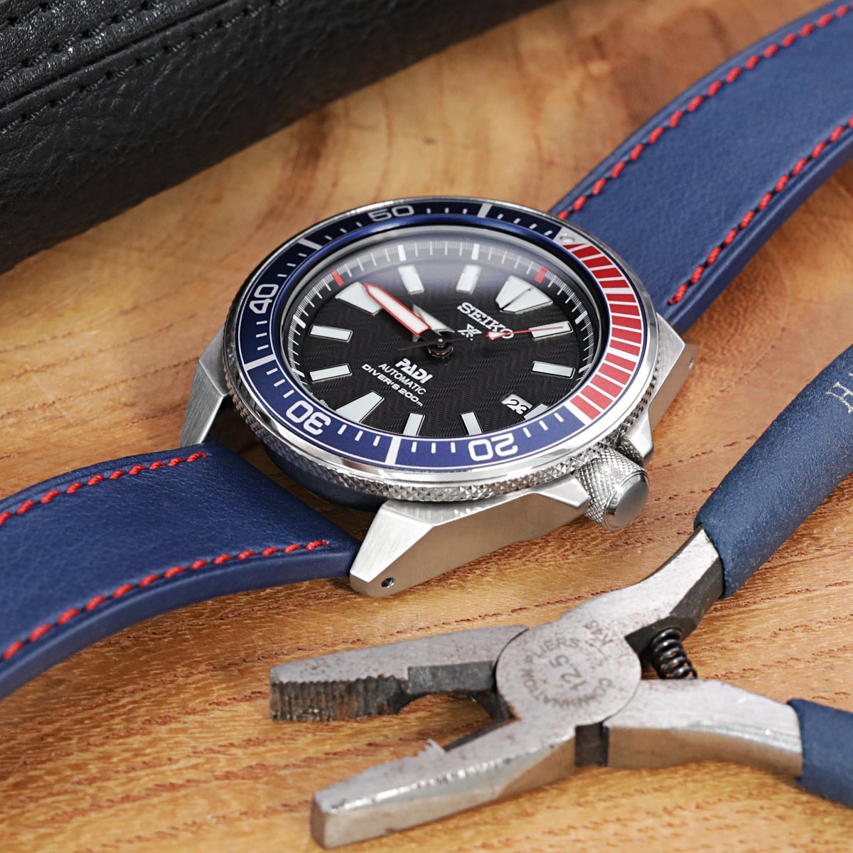 Seiko Prospex Baby Alpinist Blue SPB157 38mm Strapcode Watch Bands
