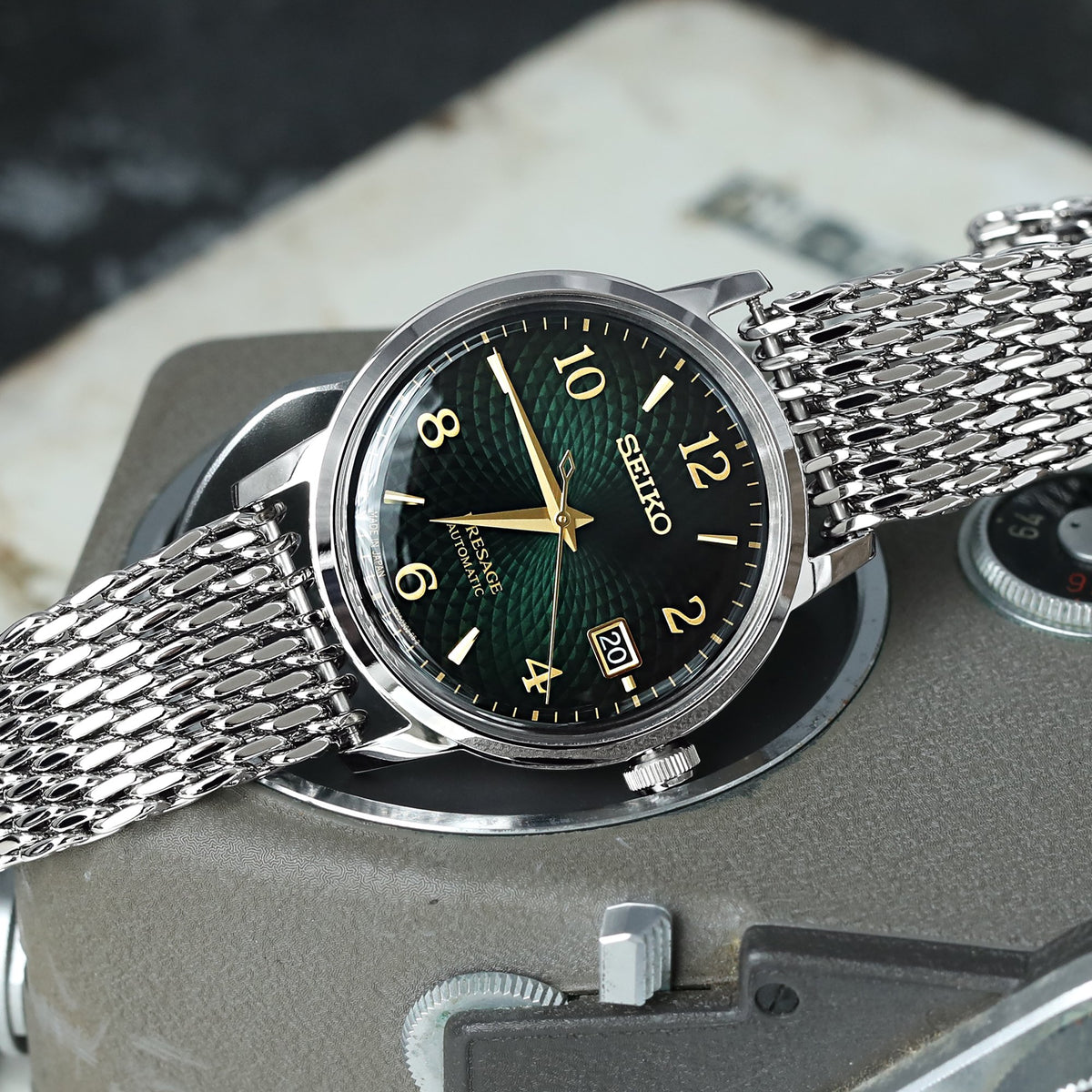 Seiko Presage Cocktail Time Mojito SRPE45J1 Strapcode Watch Bands