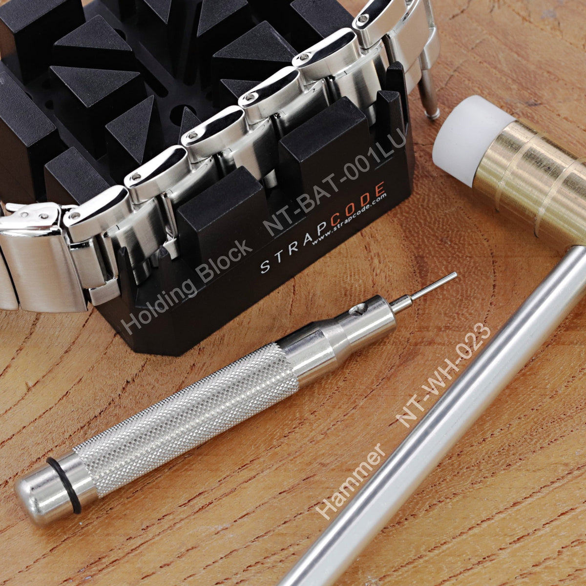 Set of 3 sizes Punch Pins - Watch Band Pin Remover, Link Removal Tools Strapcode Watch Tools