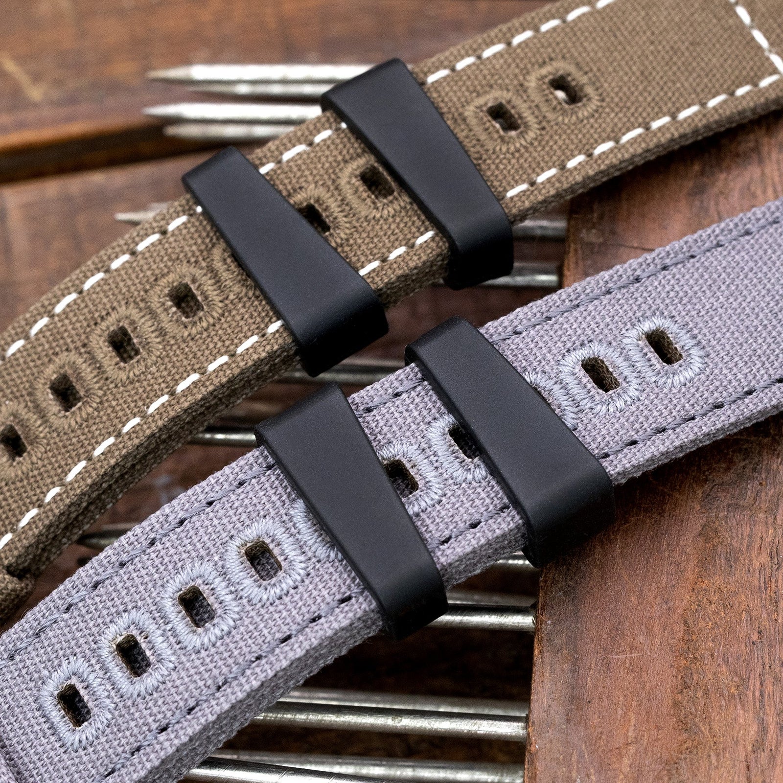 Rubber Watch Band Strap Keeper for 20mm, 22mm or 24mm watch bands, pack of 4 pcs, Black Strapcode Watch Parts