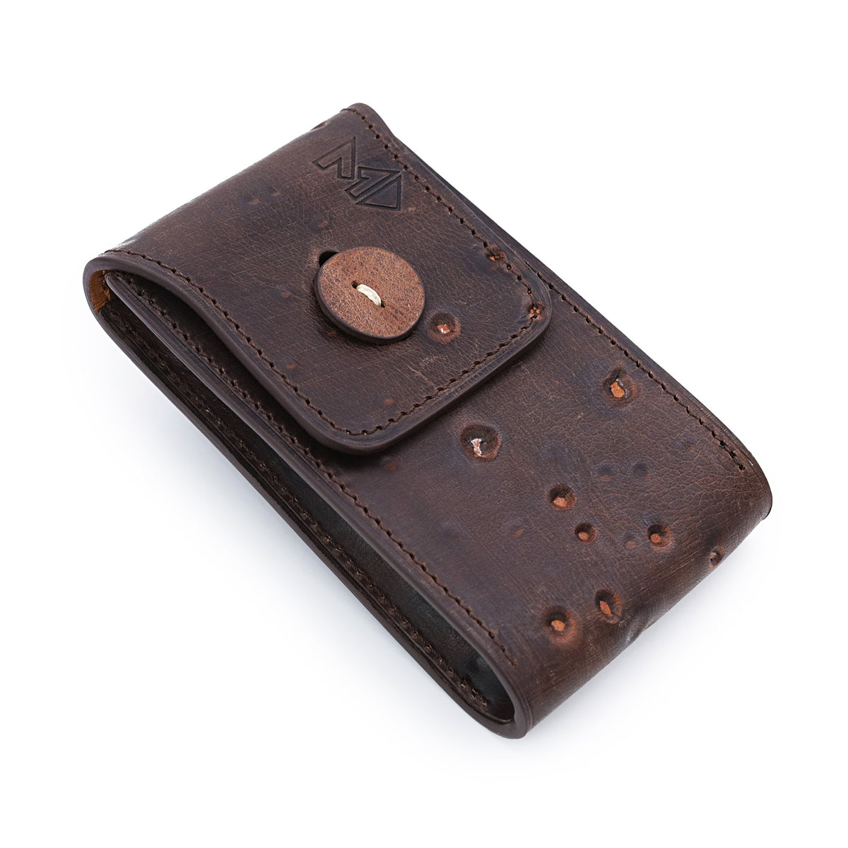 MT-3 Italian Leather Watch Pouch in Cheese Brown for Watch Bracelet Strapcode Watch Bands