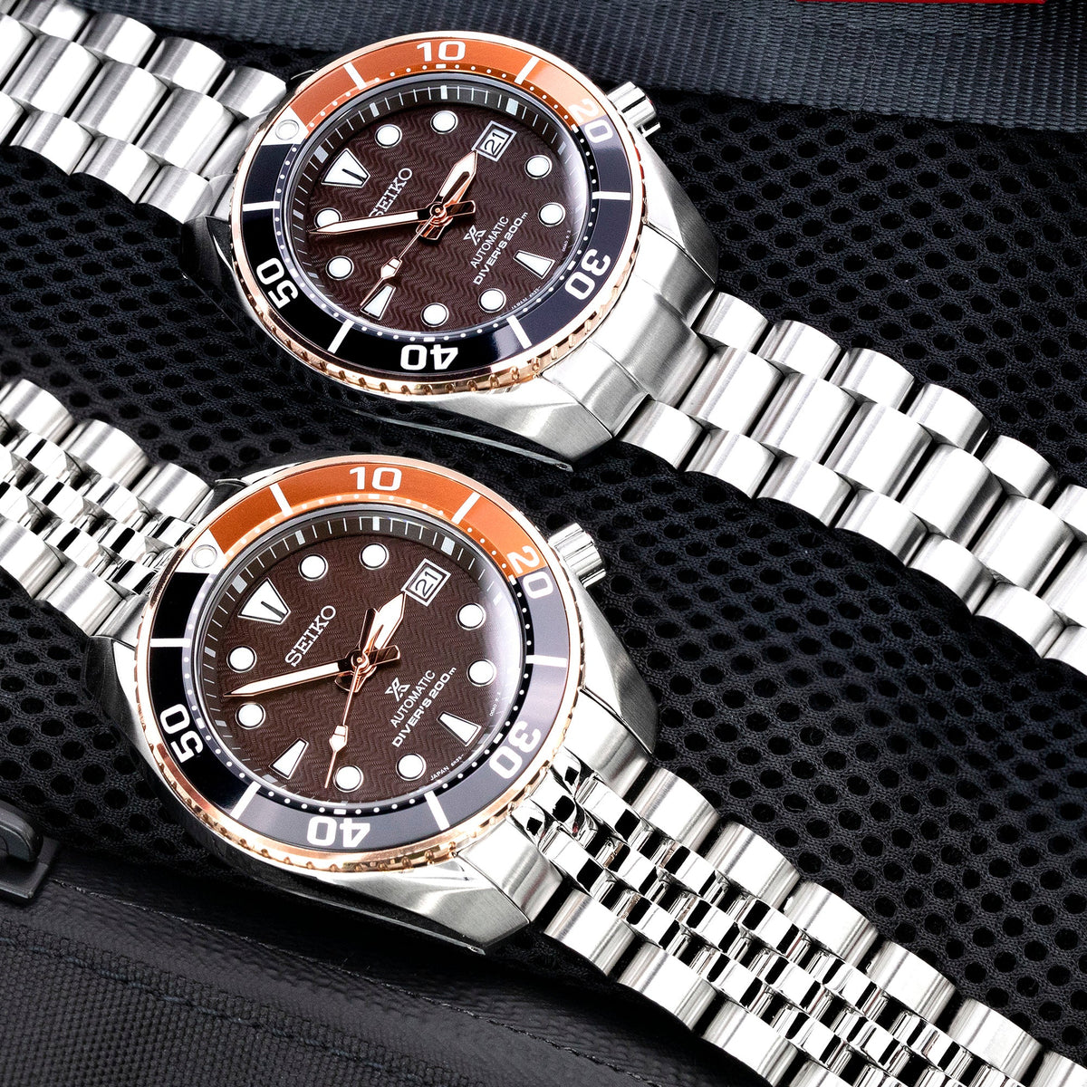Seiko Prospex SUMO SPB192J1 ROOTBEER Limited Edition 1200 Strapcode Watch Bands