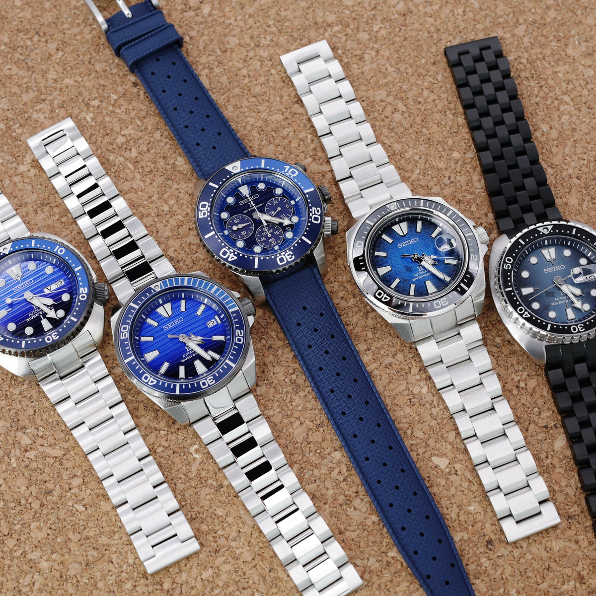 Seiko Watch Prospex Save the Ocean Special Edition New Turtle SRPC91K1 Strapcode Watch Bands