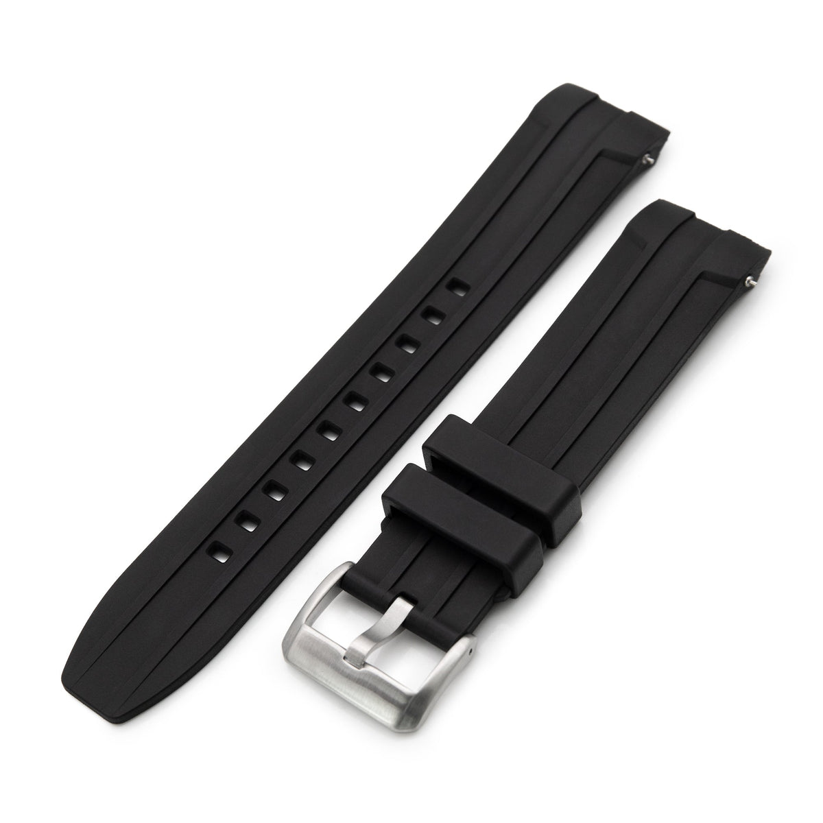 StrapXPro Premium Series - LXH1C Rubber Strap for Longines Hydroconquest Conquest Series Black