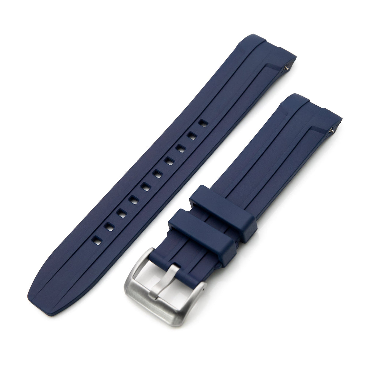 StrapXPro Premium Series - LXH1C Rubber Strap for Longines Hydroconquest Conquest Series Navy Blue
